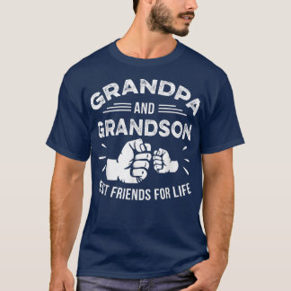 Grandpa och Grandson Matching Fist Bump Best Frien T Shirt