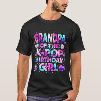 Grandpa of The K-Pop Birthday Girls Korean Music T Shirt