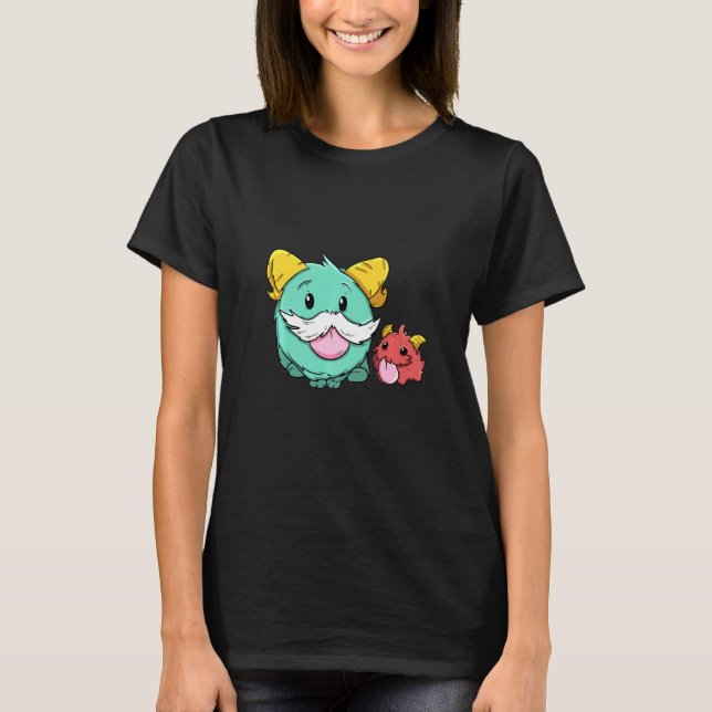 Grandpa Of The Little Monster  Men Little Monster  T Shirt (Framsida)