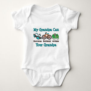 Grandpa Outsimavcykel Outrun Triathlon Baby Body T Shirt