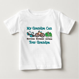Grandpa Outsimcraft Outcycle Outrun Triathlon Baby Tröja