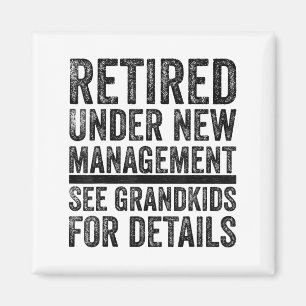 Grandpa Pappa Retrött Pension Manar Best Pension Magnet