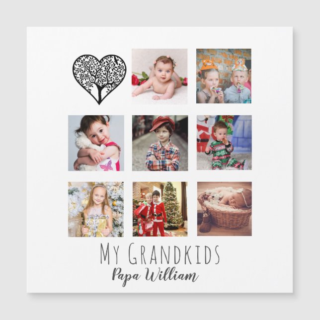 GRANDPA PHOTO COLLAGE GIFT PROUD GRANDAD (Framsida)
