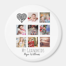 GRANDPA PHOTO COLLAGE GIFT PROUD GRANDAD MAGNET