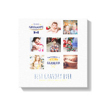 GRANDPA PHOTO COLLAGE GIFT Proud Pappa Pops Gramps