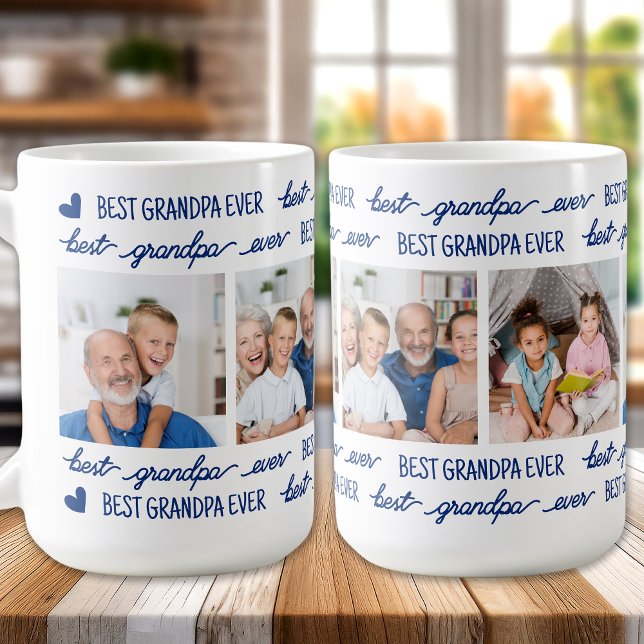 Grandpa Photo Kaffemugg (Skapare uppladdad)
