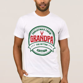 Grandpa’s Christmas Crew | Matching Family Shirt T Shirt