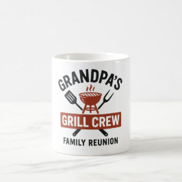 Grandpa’s Grill Crew | Family BBQ Reunion Shirt Kaffemugg