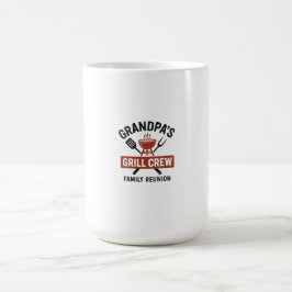 Grandpa’s Grill Crew | Family BBQ Reunion Shirt Kaffemugg