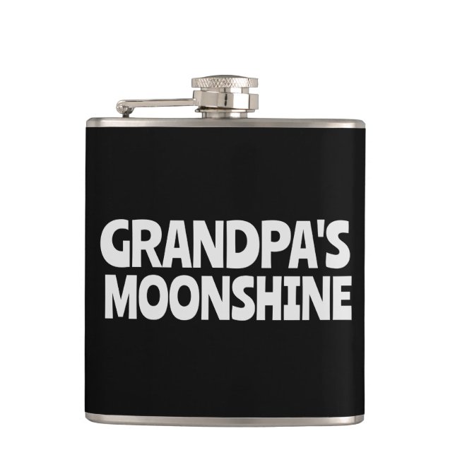 GRANDPA:S MOONSHINE FLASK FICKPLUNTA (Framsidan)