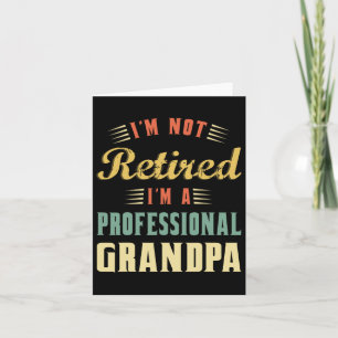 Grandpa Shirts För manar Funny Fars dag Retrött G Kort