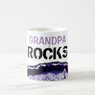 *~* Grandpa Sten Agate Lapidary Stone Kaffemugg