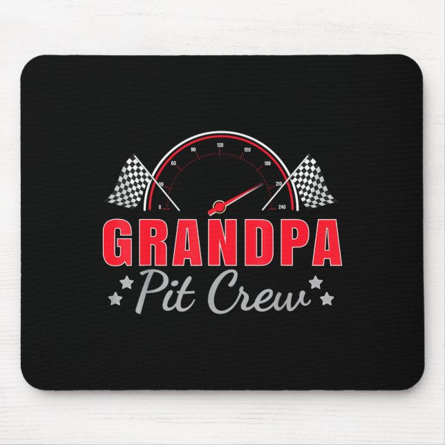 Grandpa T Crew Race Car Driver Birthday Party Raci Musmatta (Framsidan)