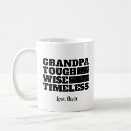 Grandpa Touch Wise Timless Personlig Kaffemugg
