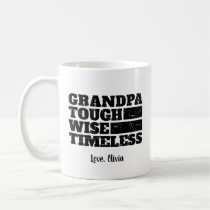 Grandpa Touch Wise Timless Personlig Kaffemugg