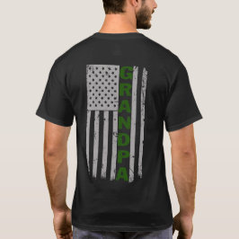 Grandpa U.S. Flagga Pride Tee