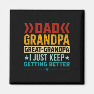 Grandpa Underbar Grandpa Fars dag Magnet