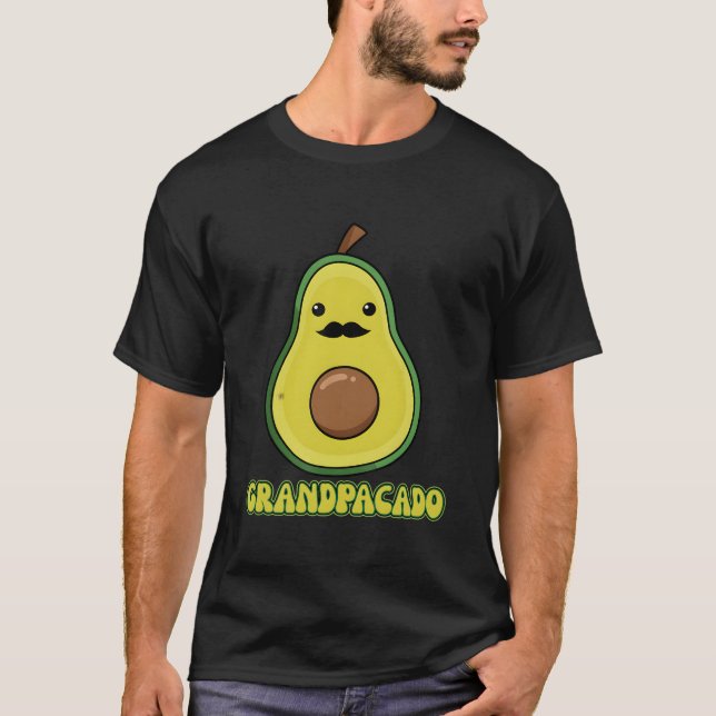 Grandpacado Avocado For Grandpa T Shirt (Framsida)