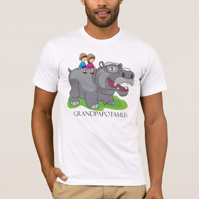Grandpapotamus T-tröja T-shirt (Framsida)