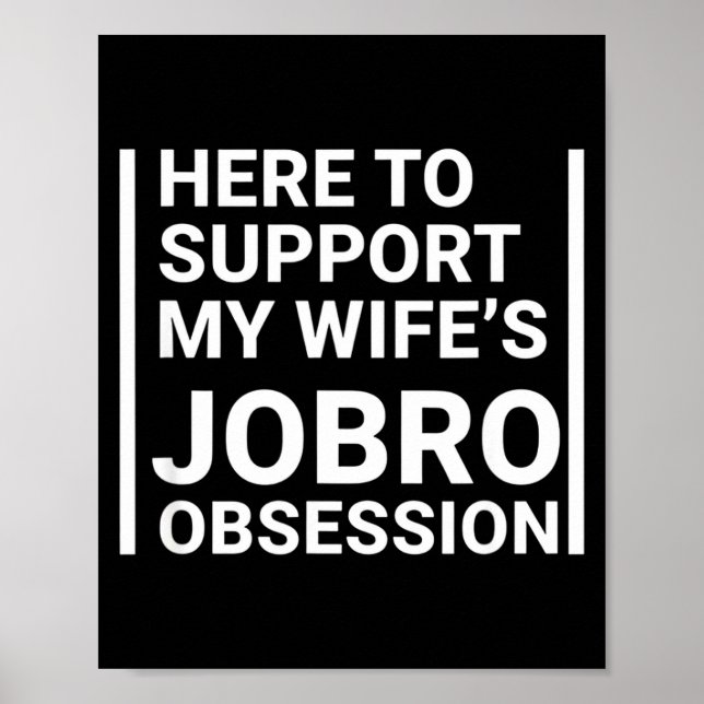 Grandparent Here To Suprt My Wife's Jobro Obsessio Poster (Framsidan)