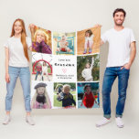 Grandparent Kärlek You Photo Collage Skapar din eg Fleecefilt<br><div class="desc">Personlig Large Fleece Blanket Photo Collage Skapar en hjärtslitande gåva som far- och morföräldrar kommer att vårda för alltid med vår Personlig Fleece Blanket Photo Collage. Med den här snyggt utformade filten kan du göra 8 av dina favoritfoton i familjen till en unik keepé och fira det speciella bandet mellan...</div>