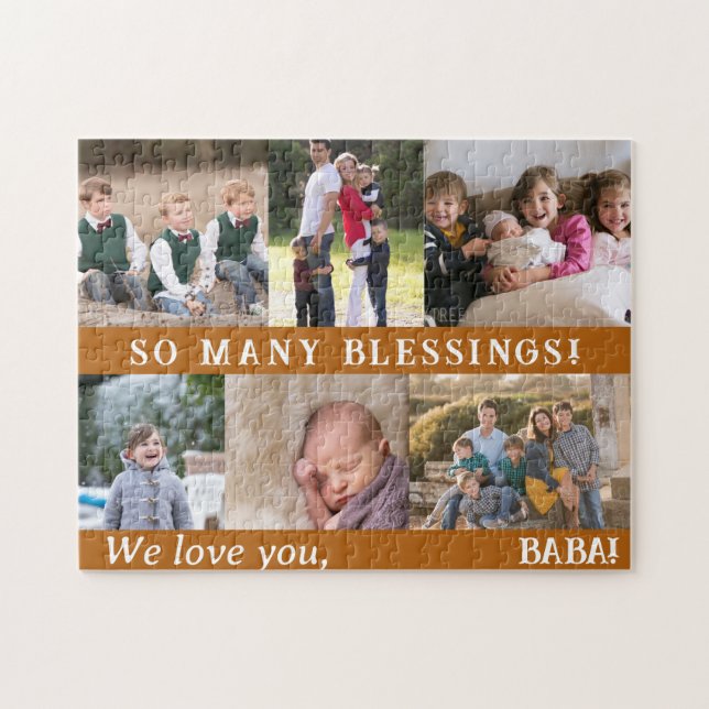 Grandparent Photo Pussel (Horisontell)