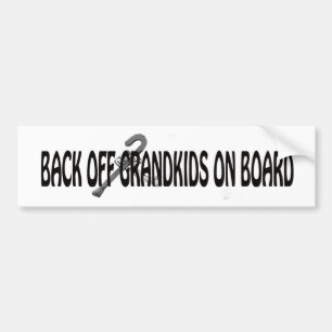 GRANDPARENTS BUMPER STICKER BILDEKAL