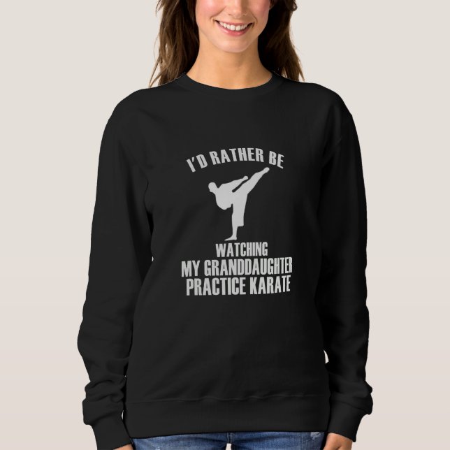 Grandparents Rather Watch My Granddaughter Practic T Shirt (Framsida)