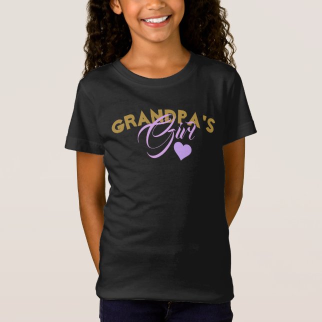 Grandpas Girl - Girls Bra Jersey T-Shirt (Framsida)