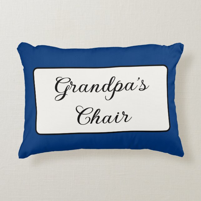Grandpa's Message Pillows Prydnadskudde (Framsidan)