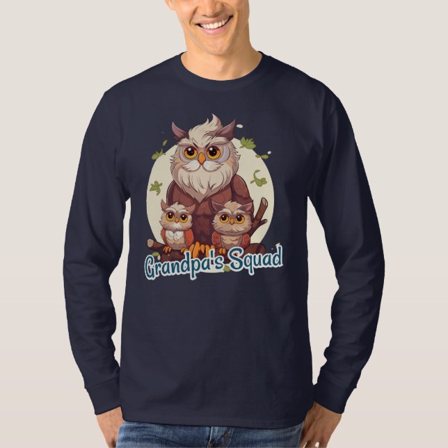 Grandpa's Squad T Shirt (Framsida)