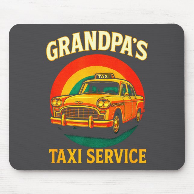 Grandpa's Taxi Service - Funny Driver Lover  Musmatta (Framsidan)