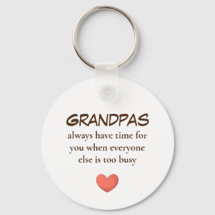 Grandpas to Busy Tema Keychains (ej upptagen) Nyckelring