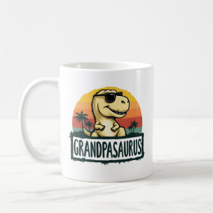 Grandpasaurus Dinosaur Grandpa Saurus Fars dag Kaffemugg