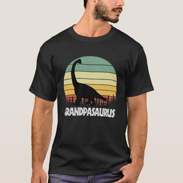 GRANDPASAURUS GRANDPA SAURUS GRANDPA DINOSAUR T SHIRT (Framsida)