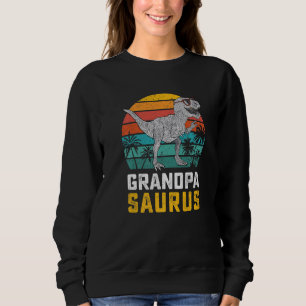 Grandpasaurus T Rex Dinosaur Grandpa Saurus Family Shirt