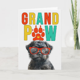 GrandPAW Affenpinscher GrandDOG Grandföräldrar Day Helgkort