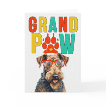 GrandPAW Airedale GrandDOG Grandföräldrar Day