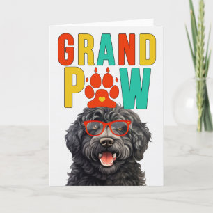 GrandPAW Barbet GrandDOG Grandföräldrar Day Helgkort