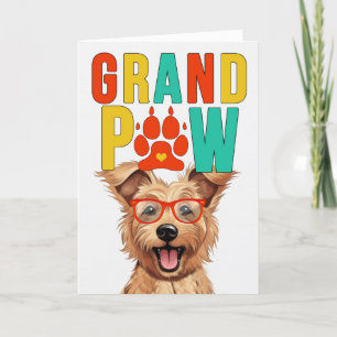 GrandPAW Berger Picard GrandDOG Grandföräldrar Day Helgkort