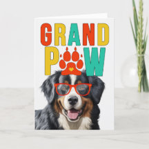 GrandPAW Bernese Mountain Hund Grandföräldrar Day