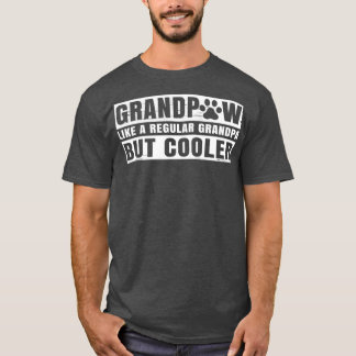 Grandpaw Manar Grand Tass Regular Grandpa Hund T Shirt
