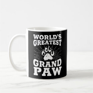 Grandpaw Worlds Greatest Grand Tass Funny Dogs Kaffemugg