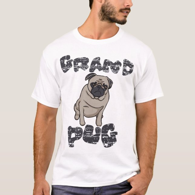 grandpug tee shirt (Framsida)