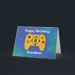 Grandson 8 Year Old Birthday Gamer Controller Kort<br><div class="desc">Äntligen har du hittat perfekt-kortet till ge och hälsat på en gamer-sonson-gång som han till slut blir åtta! Han kommer definitivt att kärlek detta kort som har en bild av en spelkontroll på omslaget.</div>