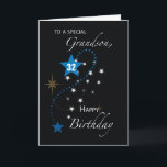 Grandson Anpassningsbar Age Birthday Star Inspirat Kort<br><div class="desc">Oavsett om det gäller en barnsons 32:a årstid,  35e eller till och med 45:e födelsedag,  skulle detta kort passa för tillfälle på grund av anpassadets ålder på framsidan. Så om du vill skicka födelsedagshälsningar till din kära morson,  så är det här kortet för honom.</div>
