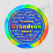 Grandson Award Birthday Fireworks
