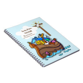 Grandson Baptism Noahs Ark Personlig Anteckningsbok