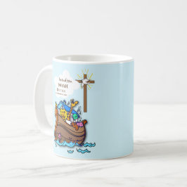 Grandson Baptism Noahs Ark Personlig Kaffemugg