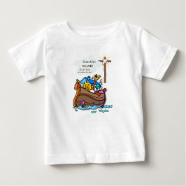 Grandson Baptism Noahs Ark Personlig T Shirt